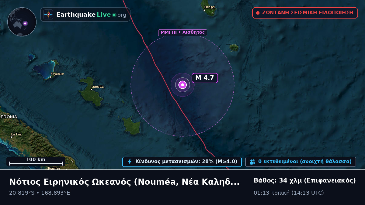Νότιος Ειρηνικός Ωκεανός (Νέα Καληδονία)