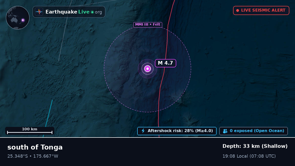 South Pacific Ocean (Tonga)