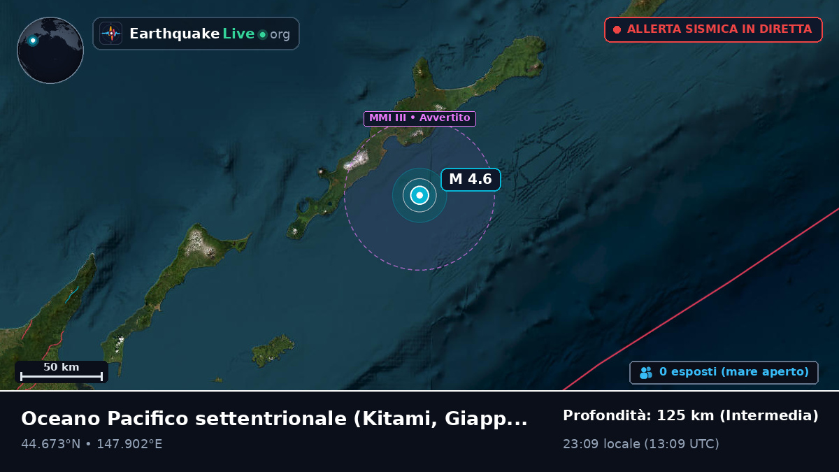 Oceano Pacifico settentrionale (Giappone)