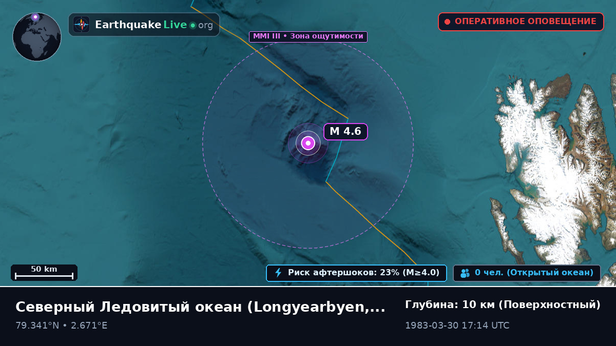 Северный Ледовитый океан (Svalbard and Jan Mayen Islands)