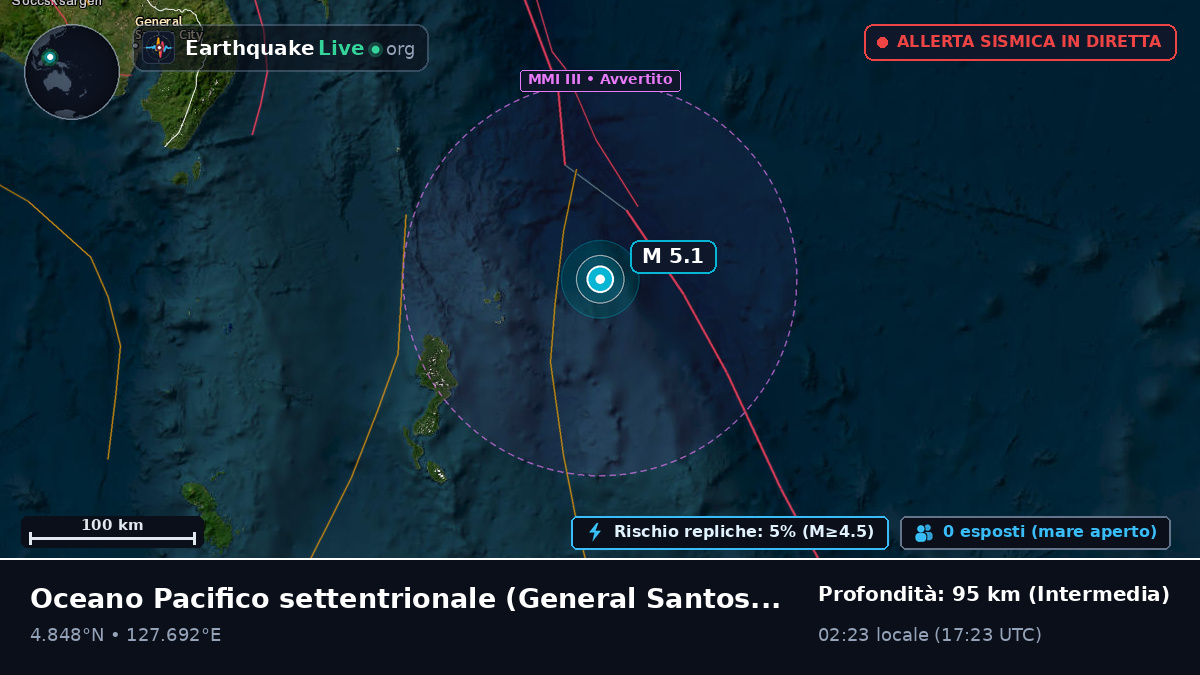 Oceano Pacifico settentrionale (Filippine)