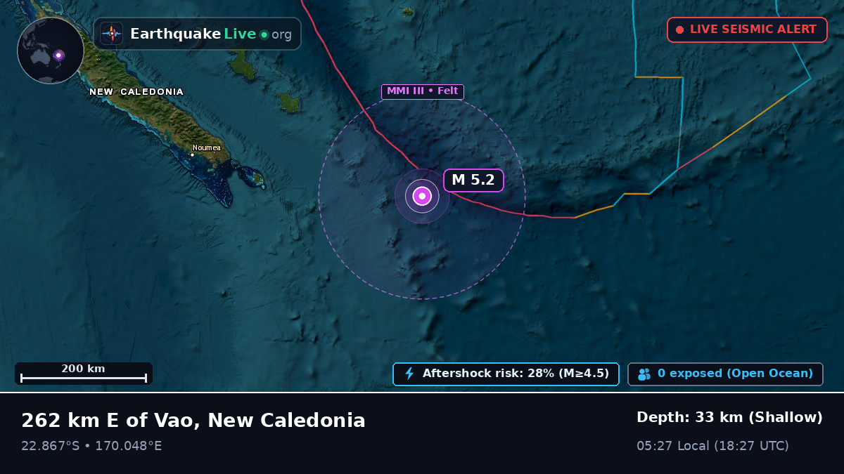 South Pacific Ocean (New Caledonia)