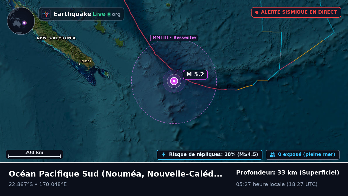 Océan Pacifique Sud (Nouvelle-Calédonie)