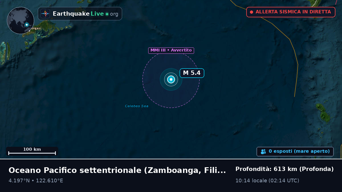 Oceano Pacifico settentrionale (Filippine)