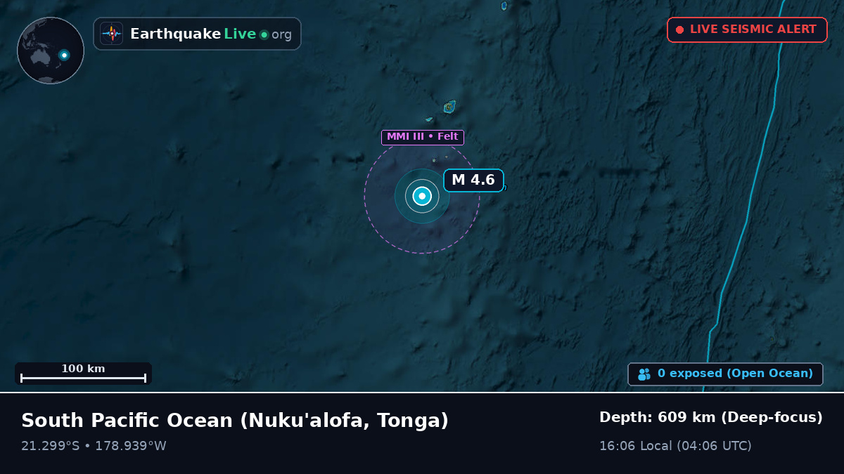 South Pacific Ocean (Tonga)