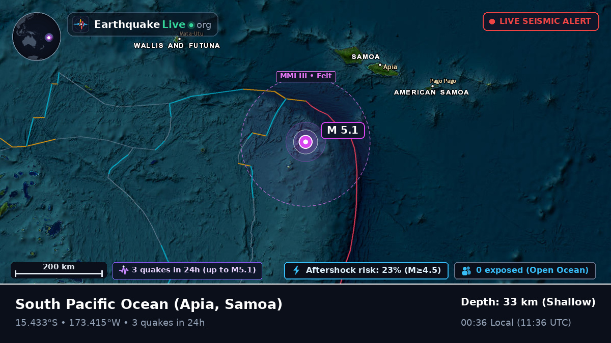 South Pacific Ocean (Samoa)