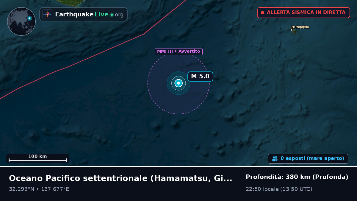 Oceano Pacifico settentrionale (Giappone)