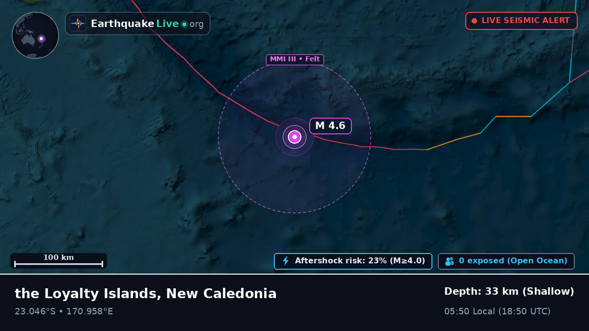 South Pacific Ocean (New Caledonia)