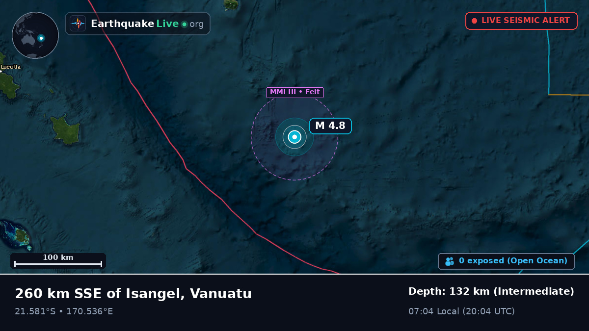 South Pacific Ocean (New Caledonia)