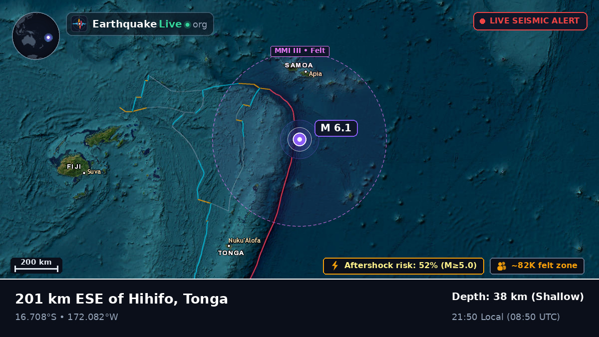 South Pacific Ocean (Tonga)