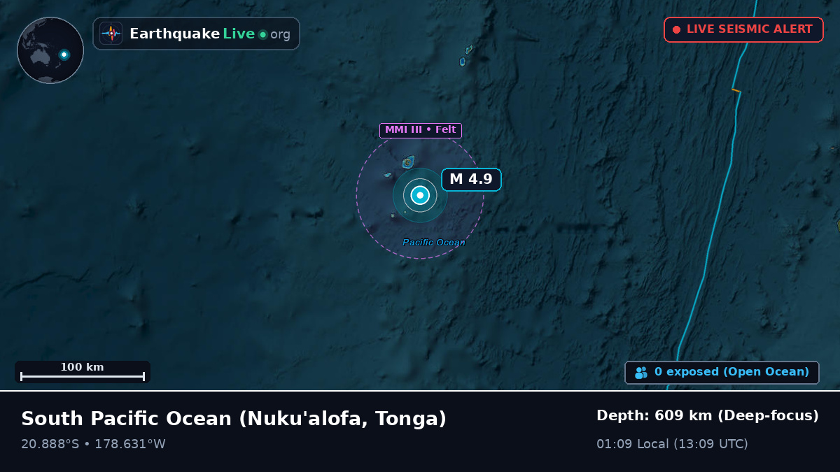 South Pacific Ocean (Tonga)