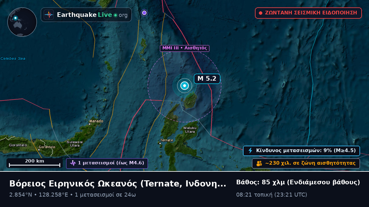 Βόρειος Ειρηνικός Ωκεανός (Ινδονησία)