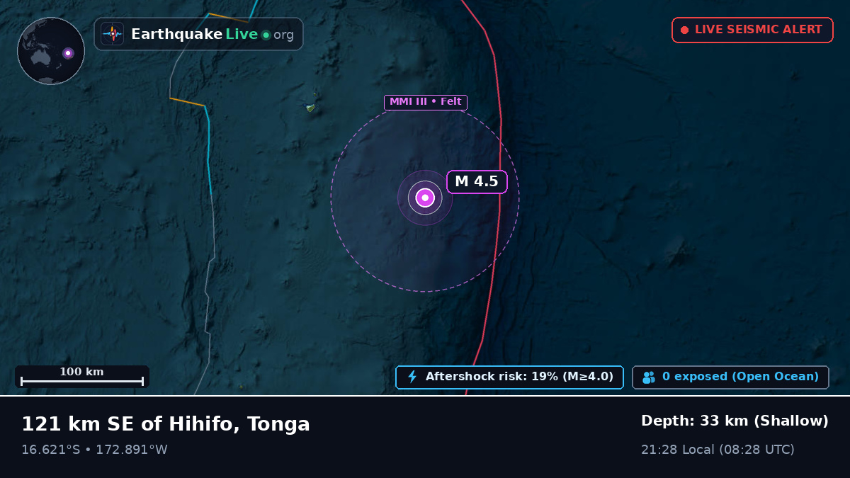 South Pacific Ocean (Tonga)