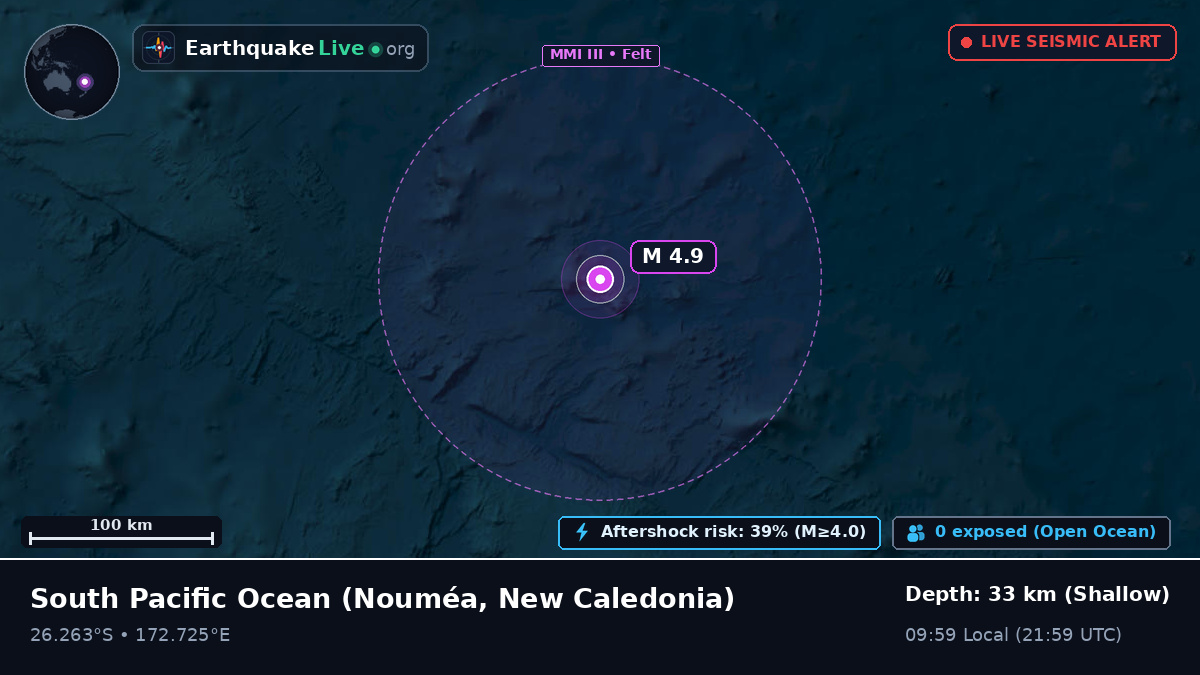 South Pacific Ocean (New Caledonia)
