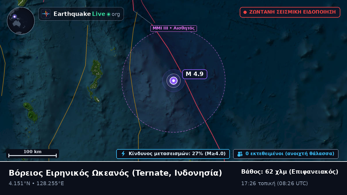 Βόρειος Ειρηνικός Ωκεανός (Ινδονησία)