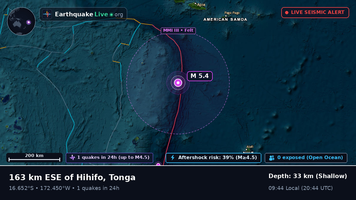 South Pacific Ocean (Tonga)