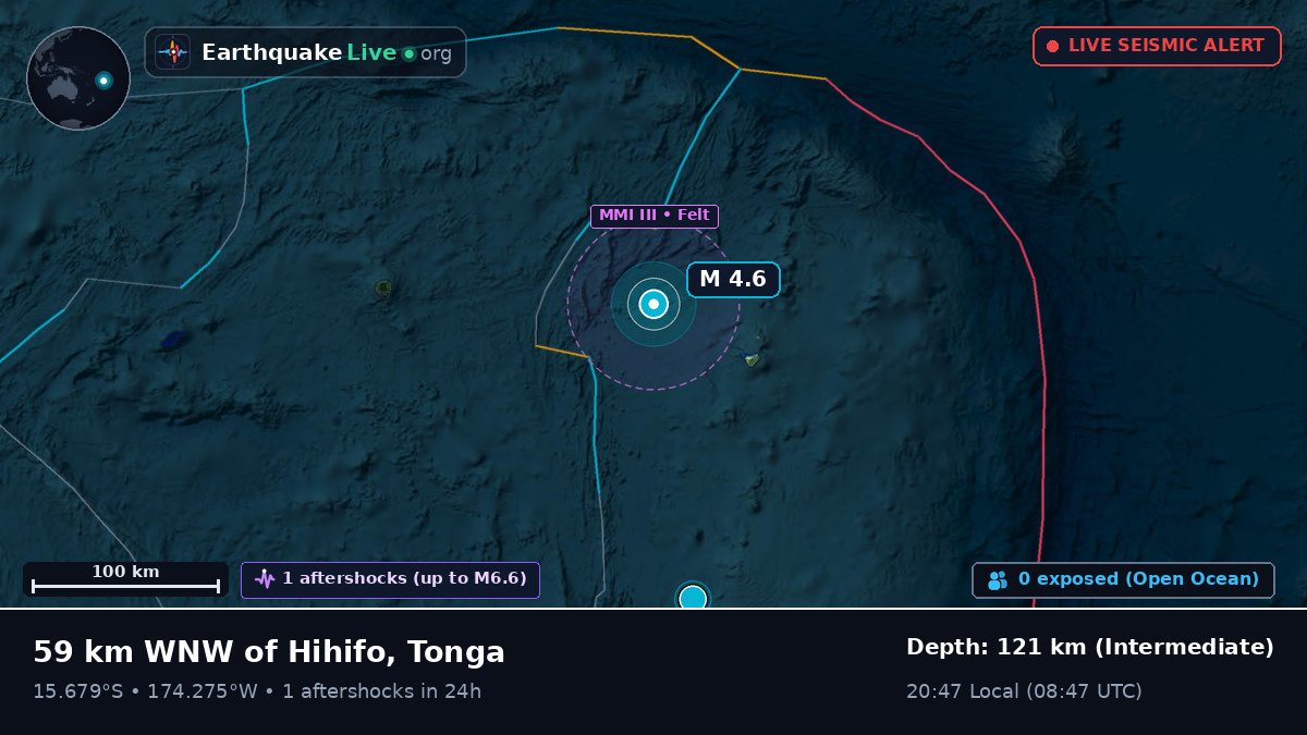 South Pacific Ocean (Tonga)