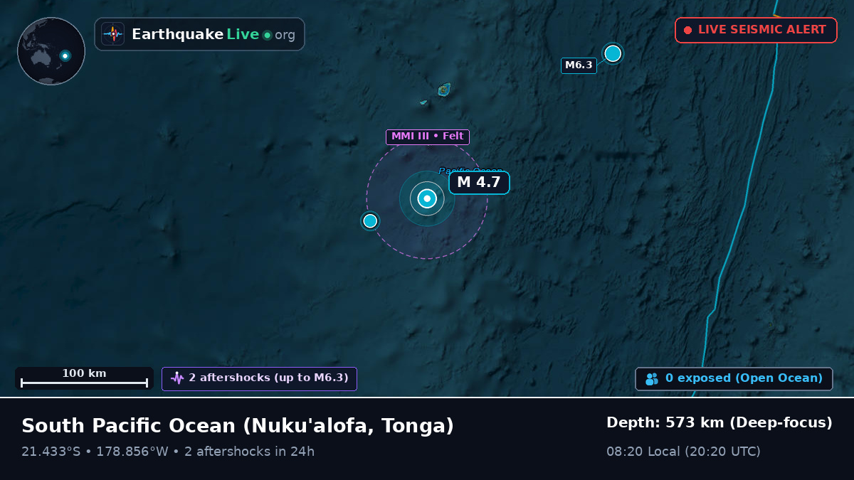 South Pacific Ocean (Tonga)