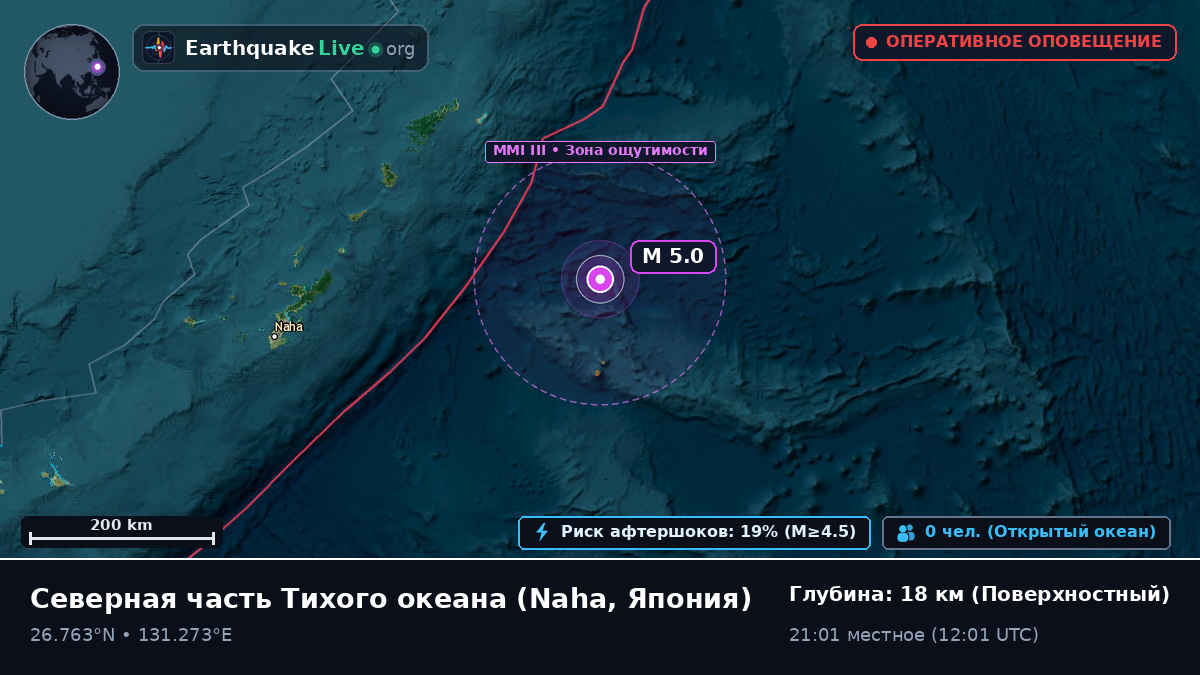 Северная часть Тихого океана (Япония)