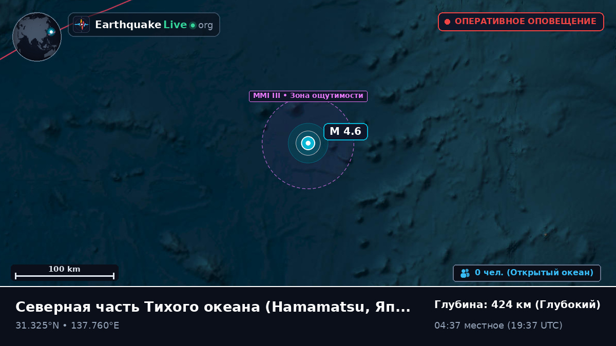 Северная часть Тихого океана (Япония)