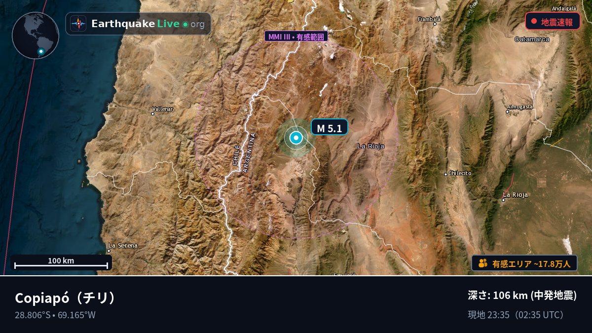 Atacama, チリ