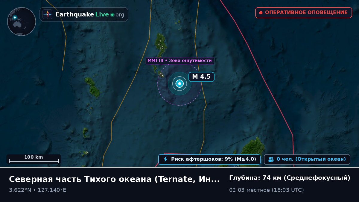 Северная часть Тихого океана (Индонезия)