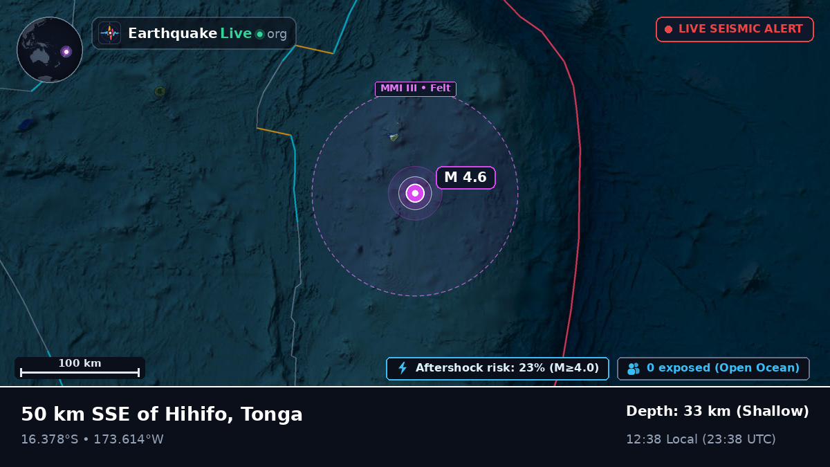 South Pacific Ocean (Tonga)