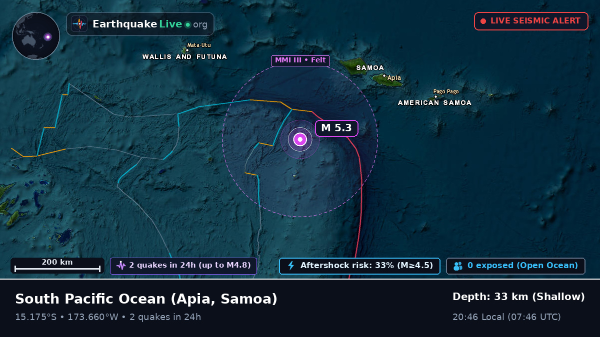 South Pacific Ocean (Samoa)
