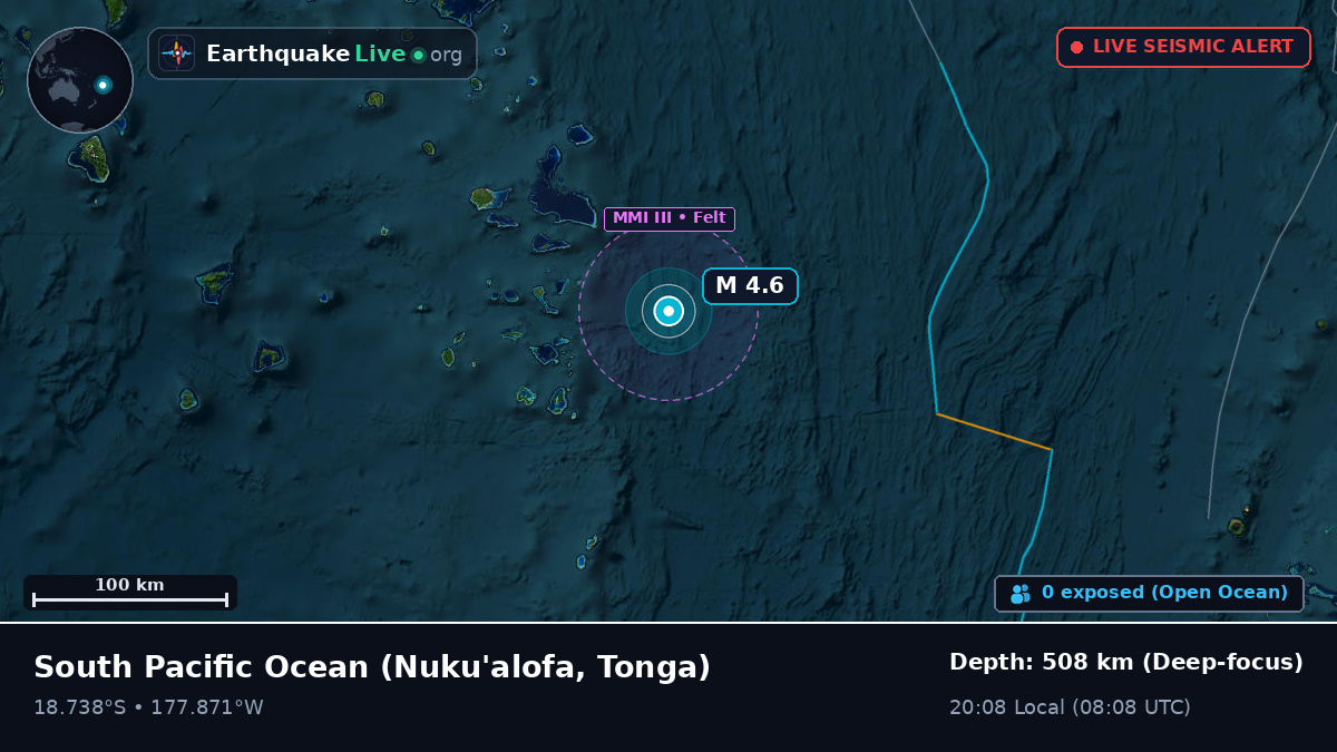 South Pacific Ocean (Tonga)