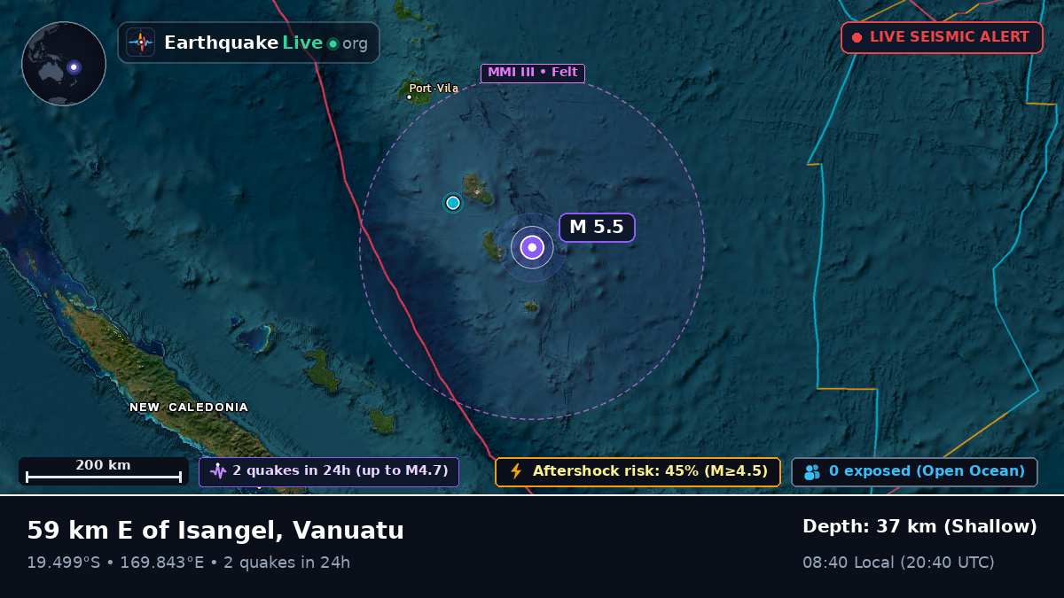 South Pacific Ocean (Vanuatu)