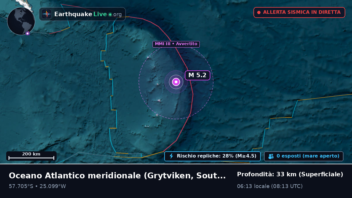 Oceano Atlantico meridionale (South Georgia and the Islands)