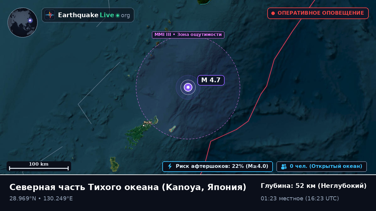 Северная часть Тихого океана (Япония)