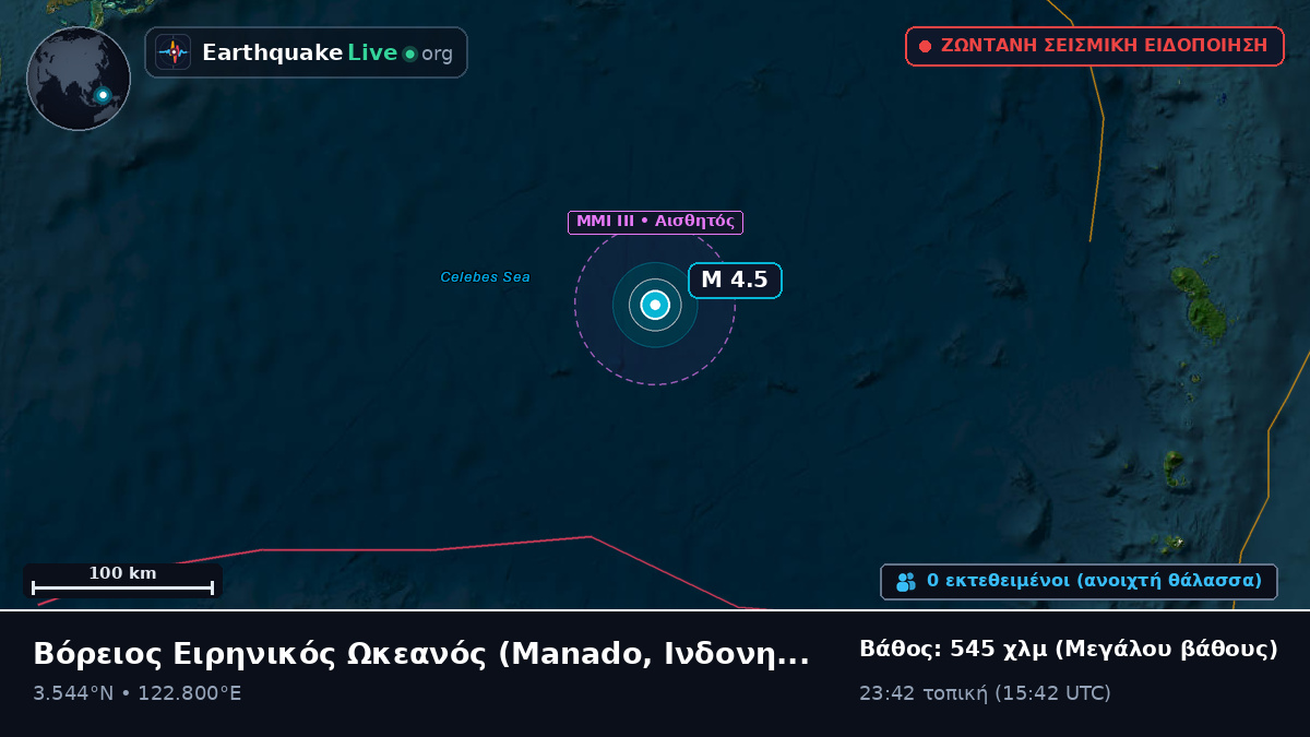 Βόρειος Ειρηνικός Ωκεανός (Ινδονησία)
