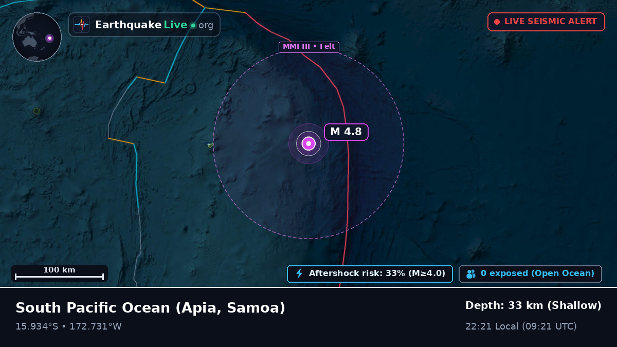 South Pacific Ocean (Samoa)