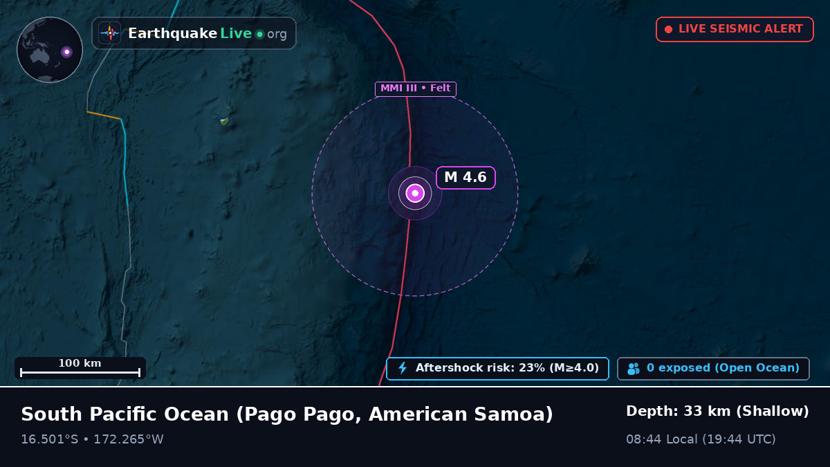 South Pacific Ocean (American Samoa)