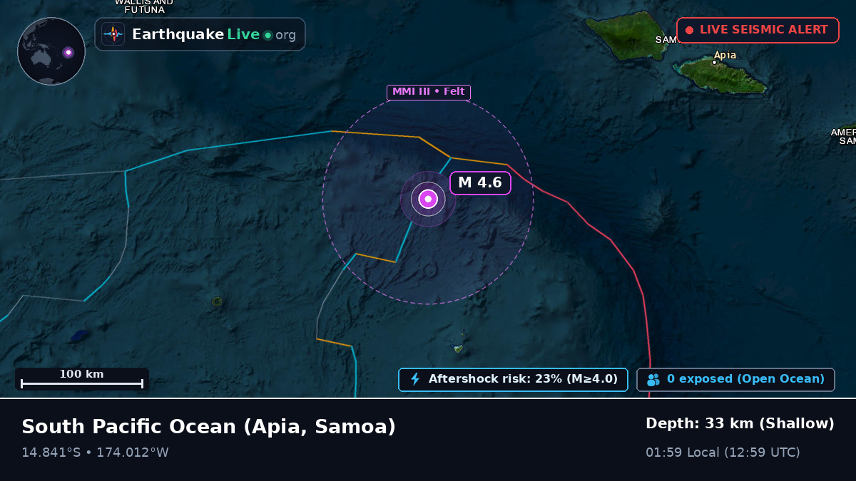 South Pacific Ocean (Samoa)