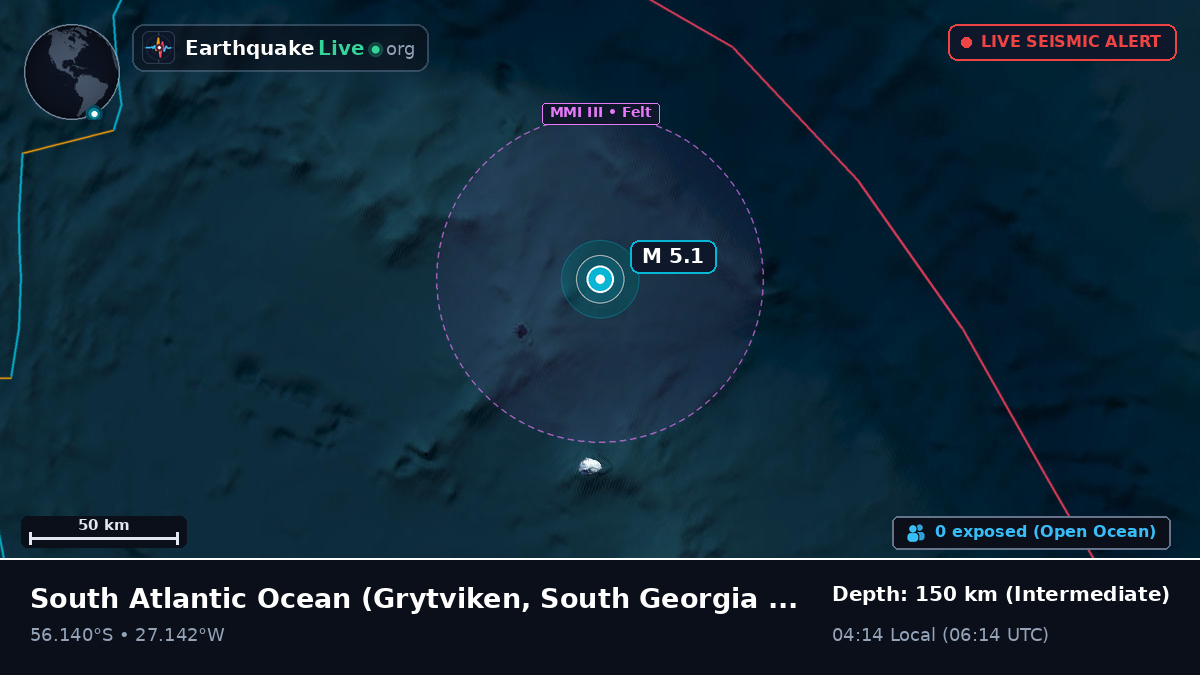 South Atlantic Ocean (South Georgia and the Islands)