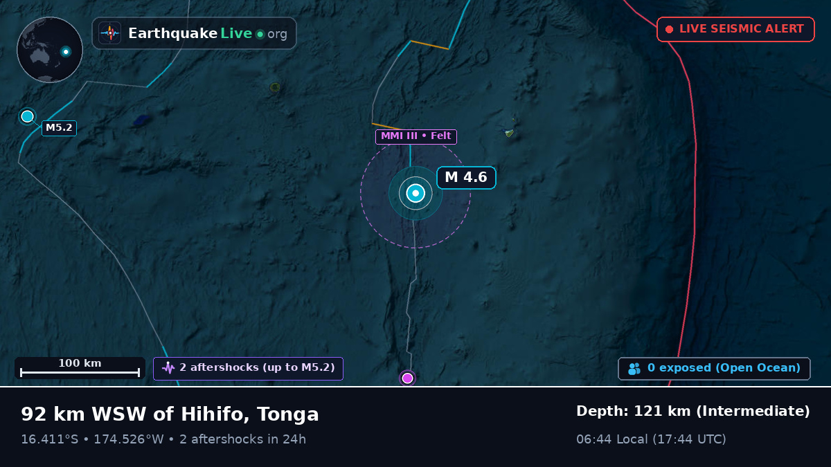 South Pacific Ocean (Tonga)