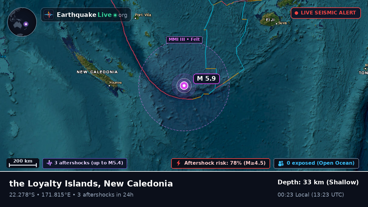 South Pacific Ocean (New Caledonia)