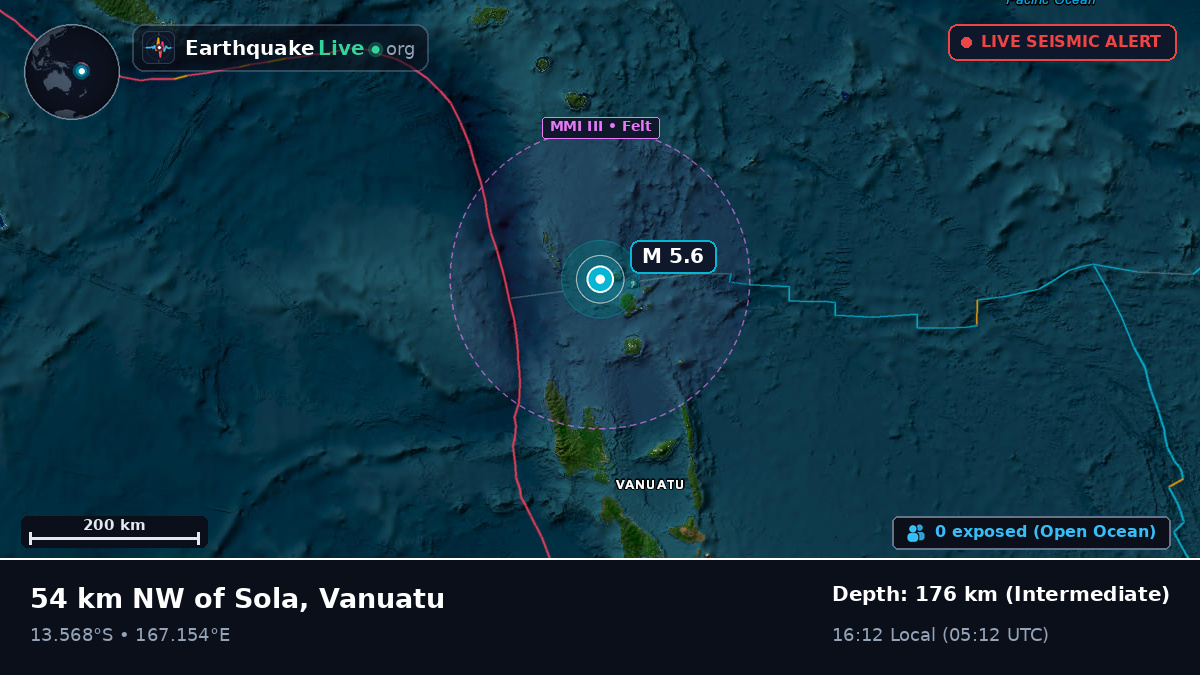 Off the coast of Luganville, Vanuatu