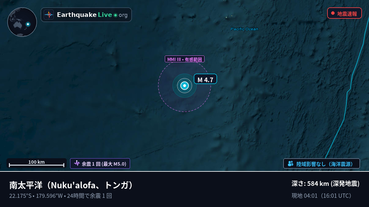 南太平洋 (トンガ)