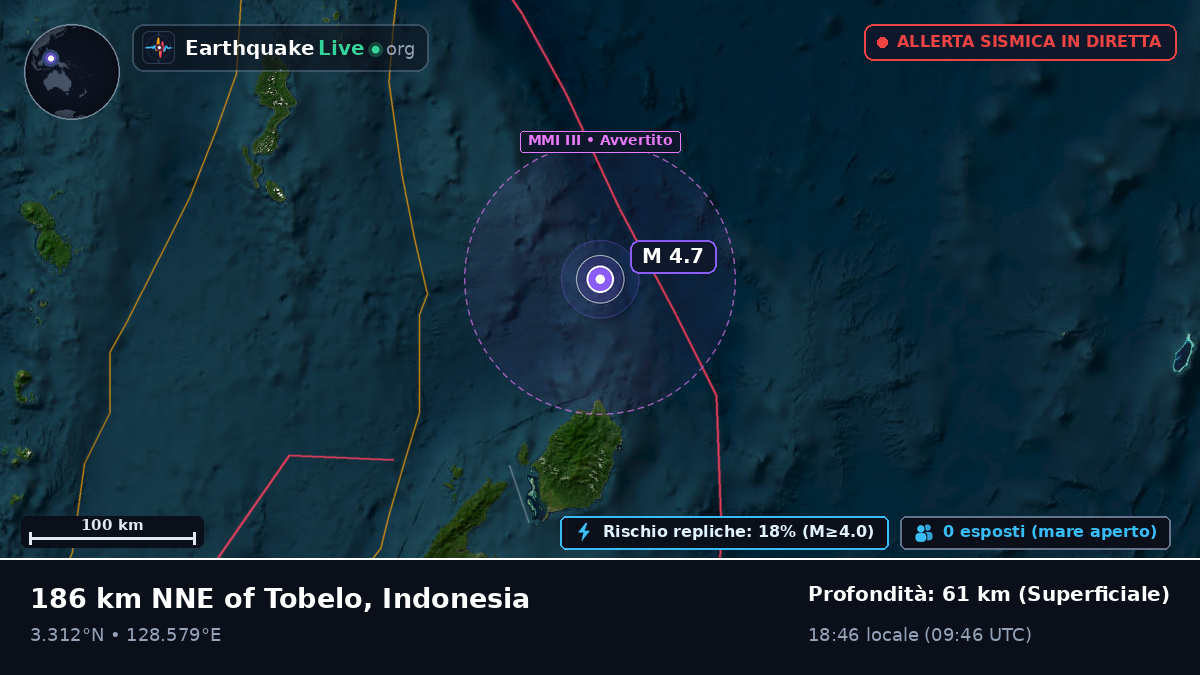 Oceano Pacifico settentrionale (Indonesia)