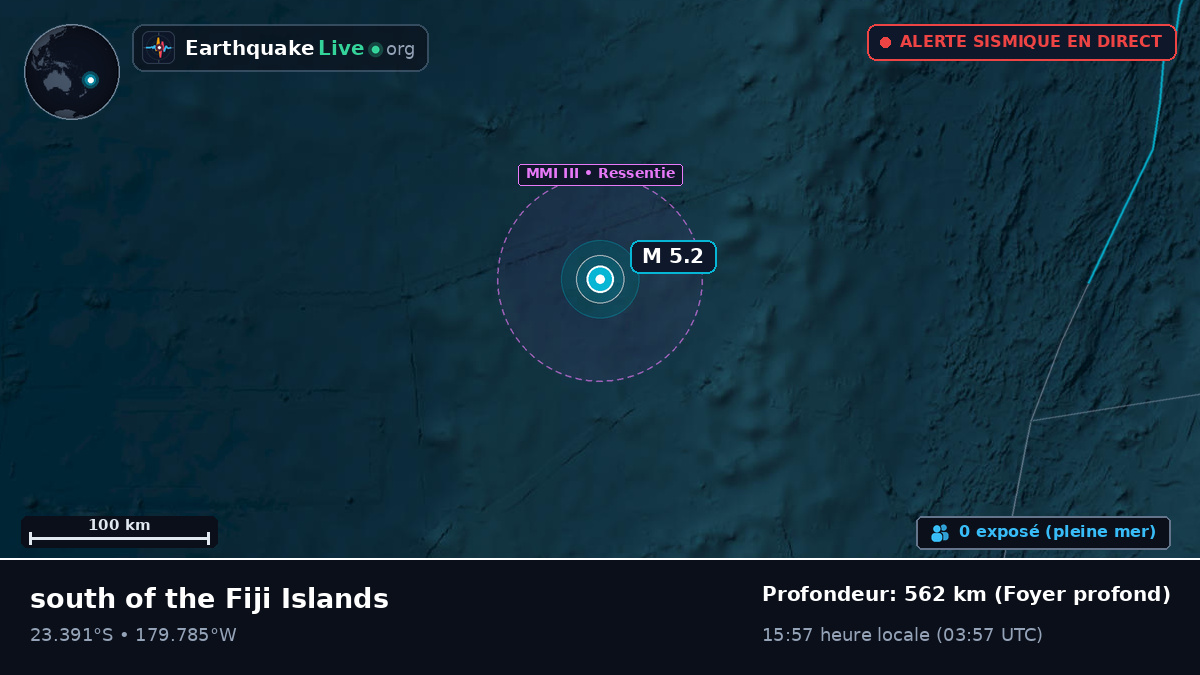Océan Pacifique Sud (Tonga)