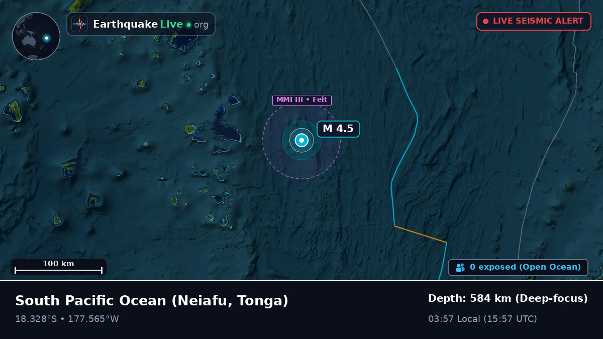 South Pacific Ocean (Tonga)