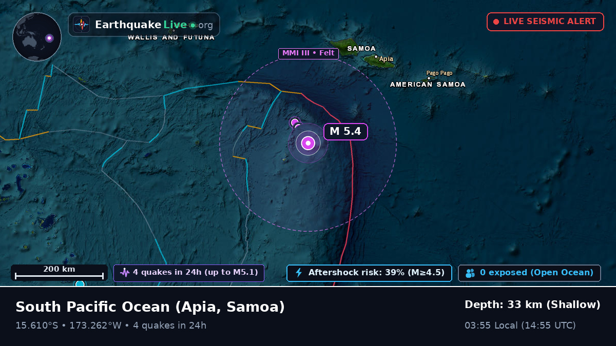 South Pacific Ocean (Samoa)