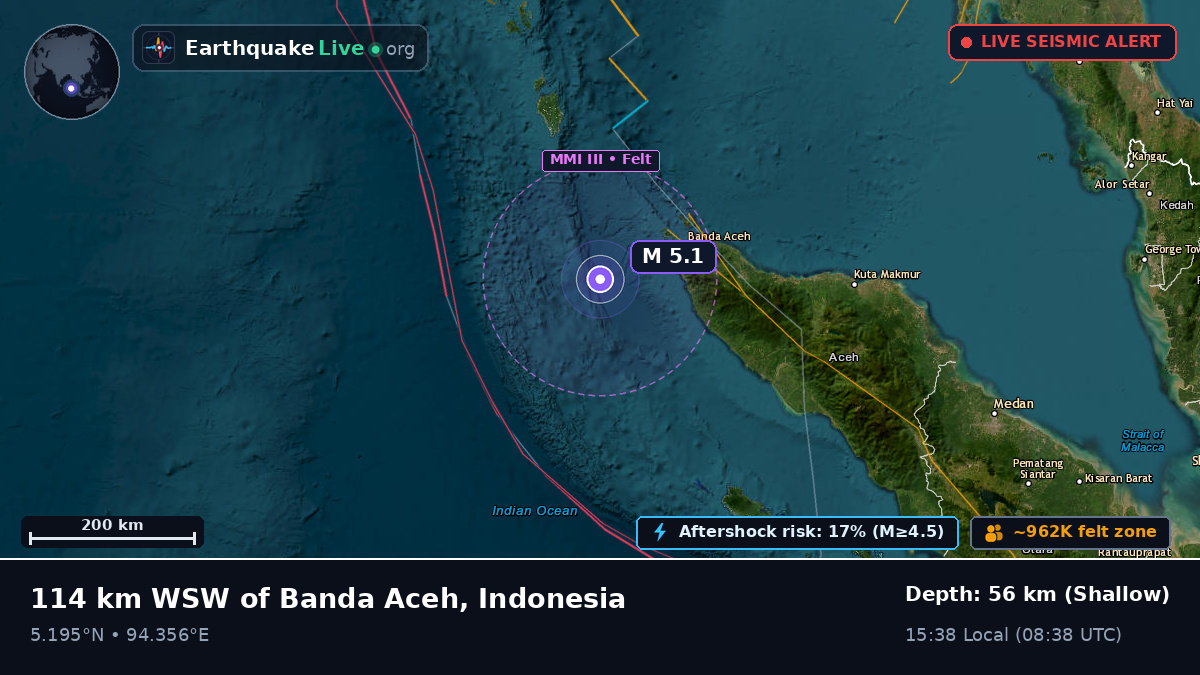 Off the coast of Banda Aceh, Indonesia
