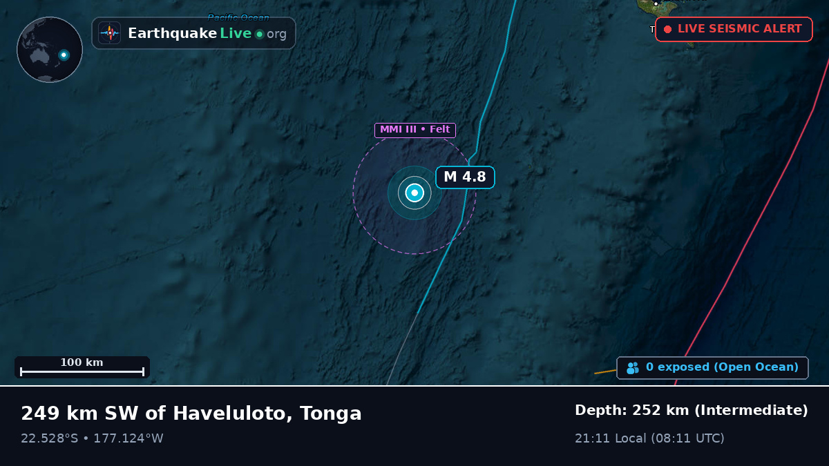 South Pacific Ocean (Tonga)