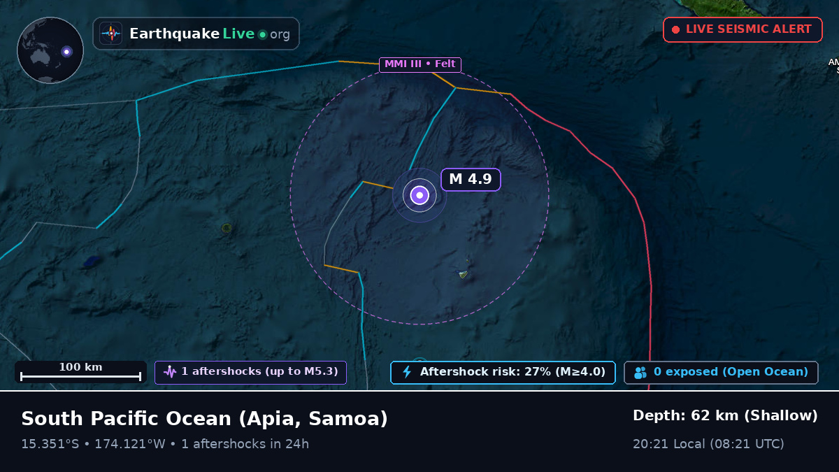 South Pacific Ocean (Samoa)