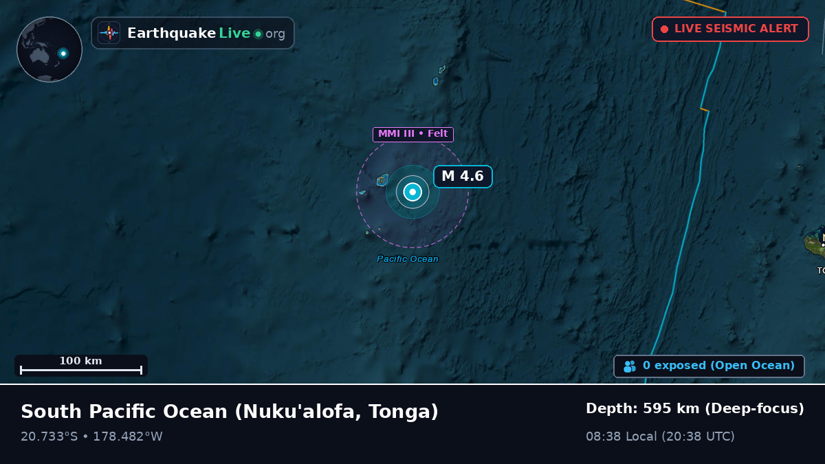 South Pacific Ocean (Tonga)