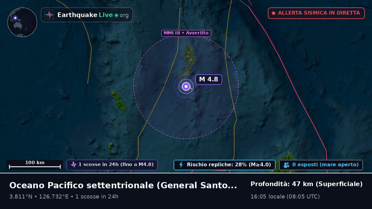 Oceano Pacifico settentrionale (Filippine)